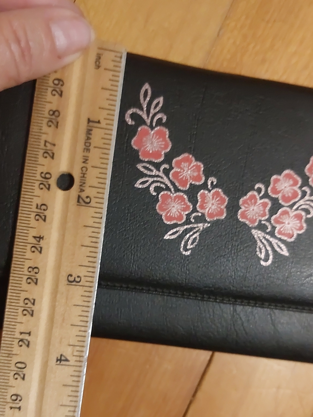 NOS Vintage House of Stuart Black Leather Tri-Fold Wallet - Picture 11 of 11